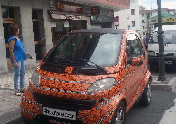 El #kutxacar en Irun, tras el fin de semana multitudinario en Donostia