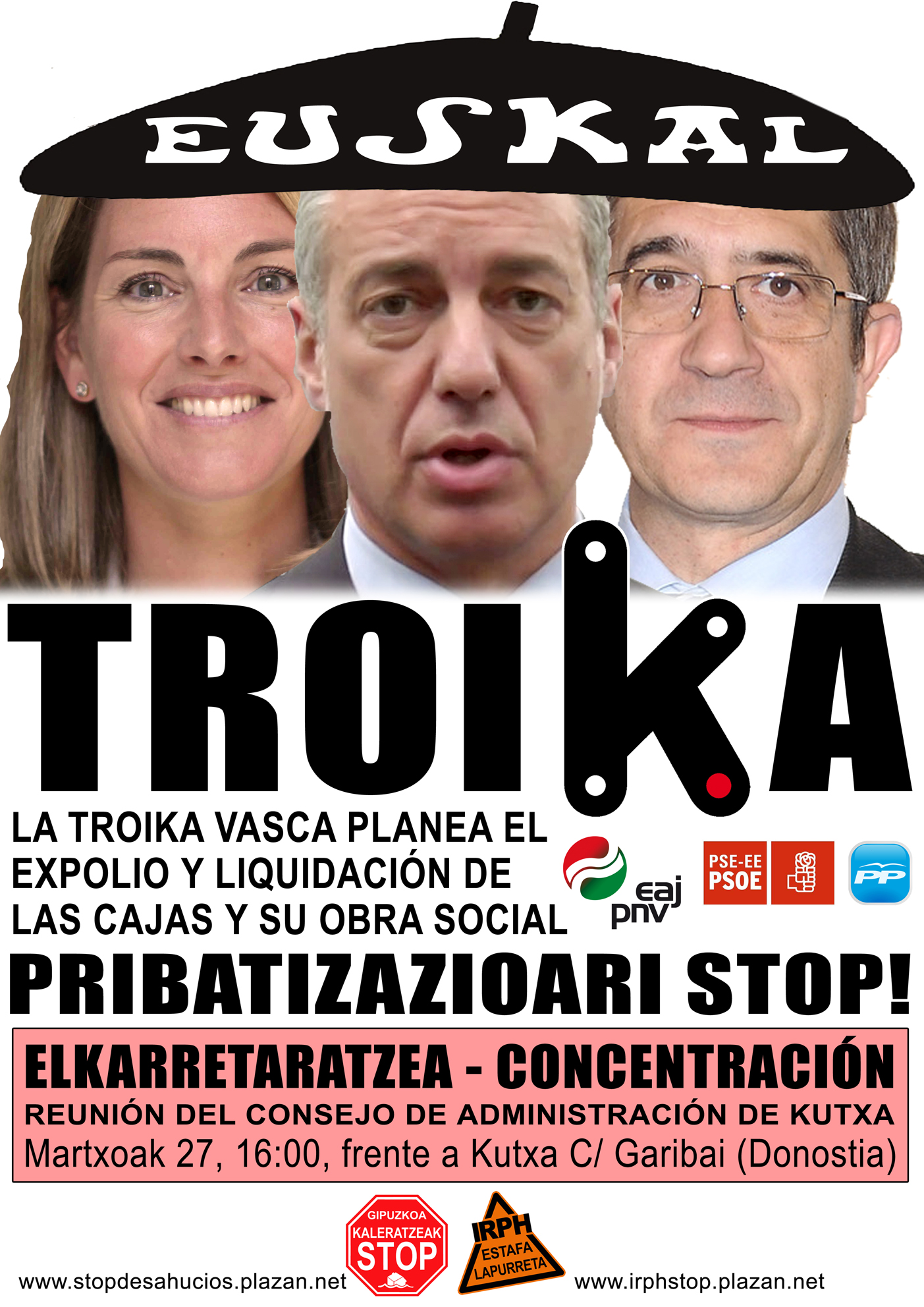 Concentración frente al Consejo de Administración